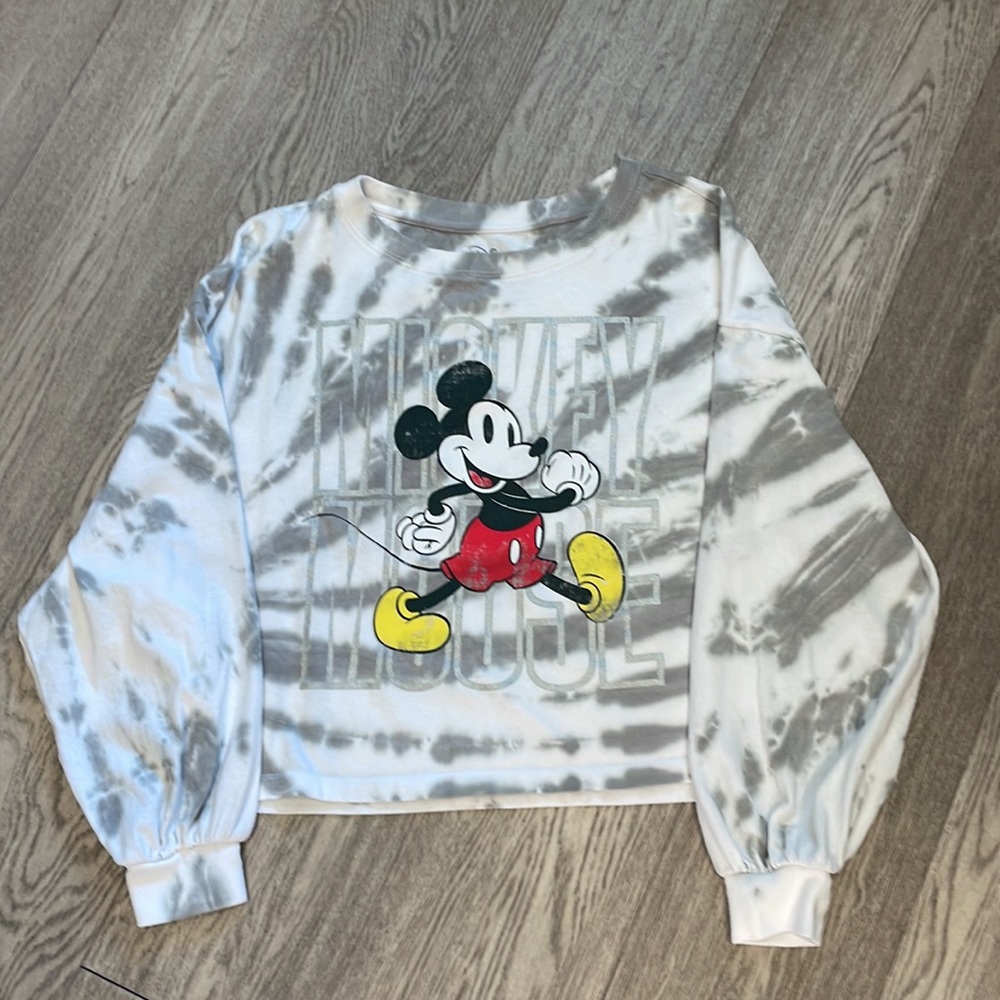 Chaser Brand Mickey Mouse sweatshirt.